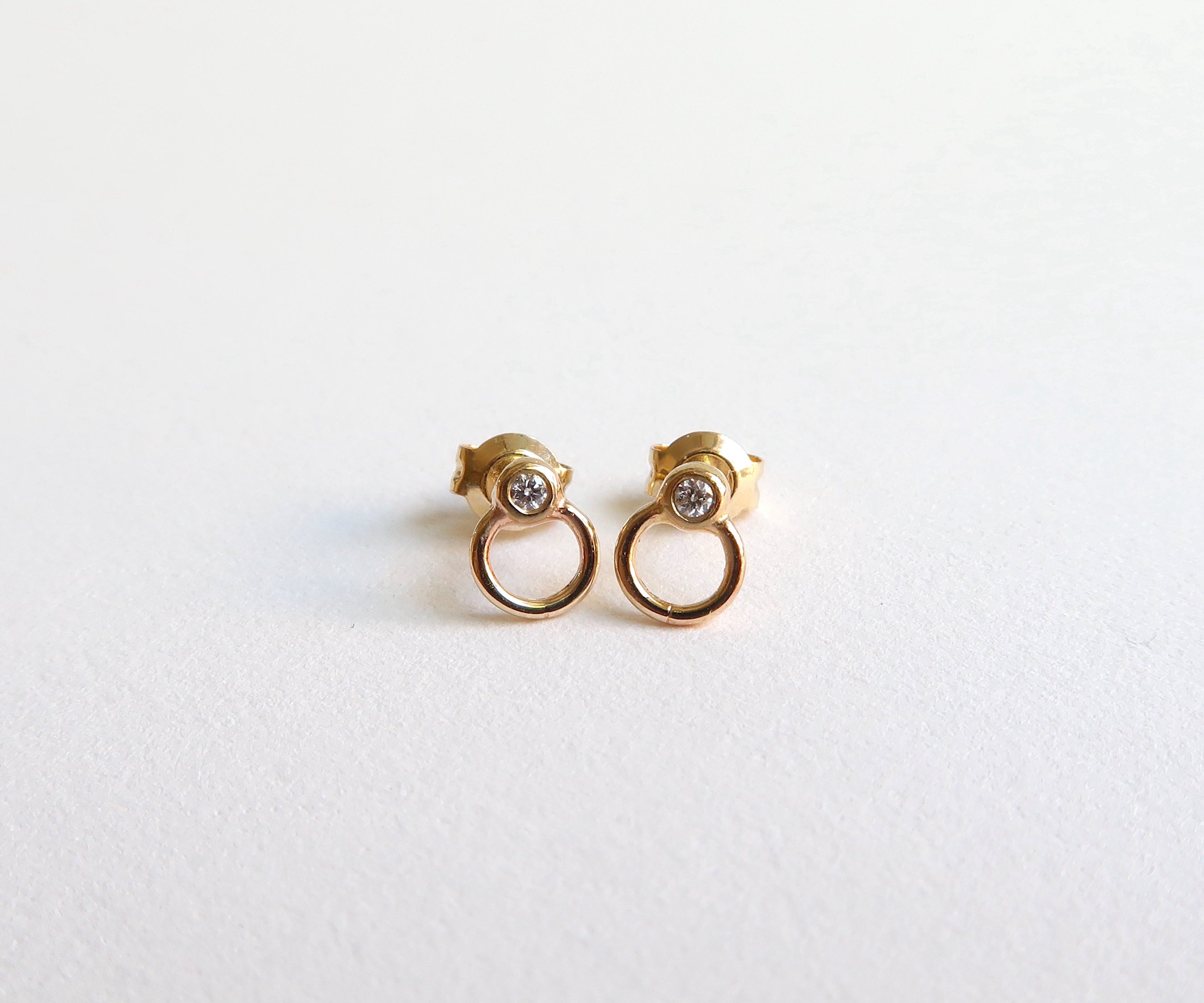 Ciro Diamond Studs Nishi